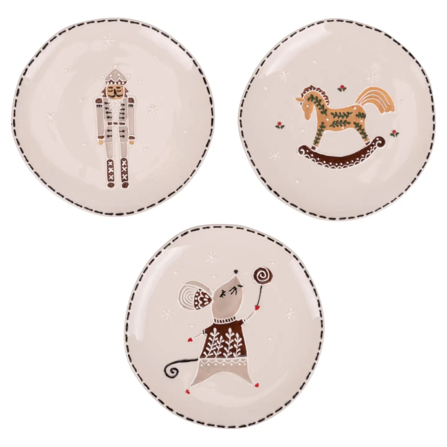 XMAS RELIEFTELLER 3ASS 20,5 CM