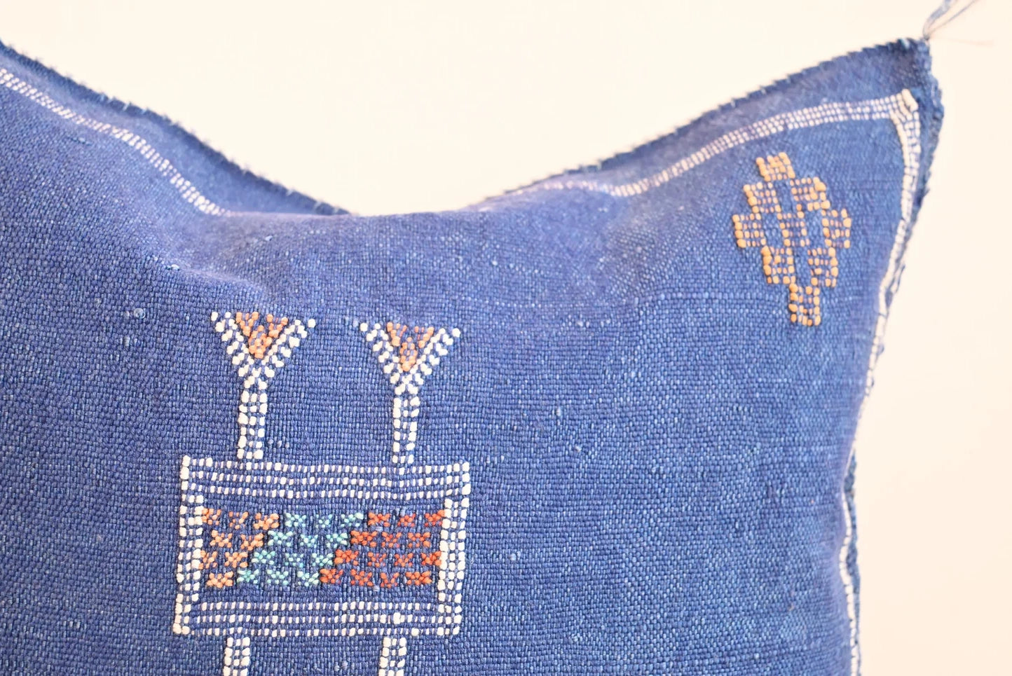 Marokkanischer Kaktusseiden-Kissenbezug – Handgefertigtes Sabra-Kissen