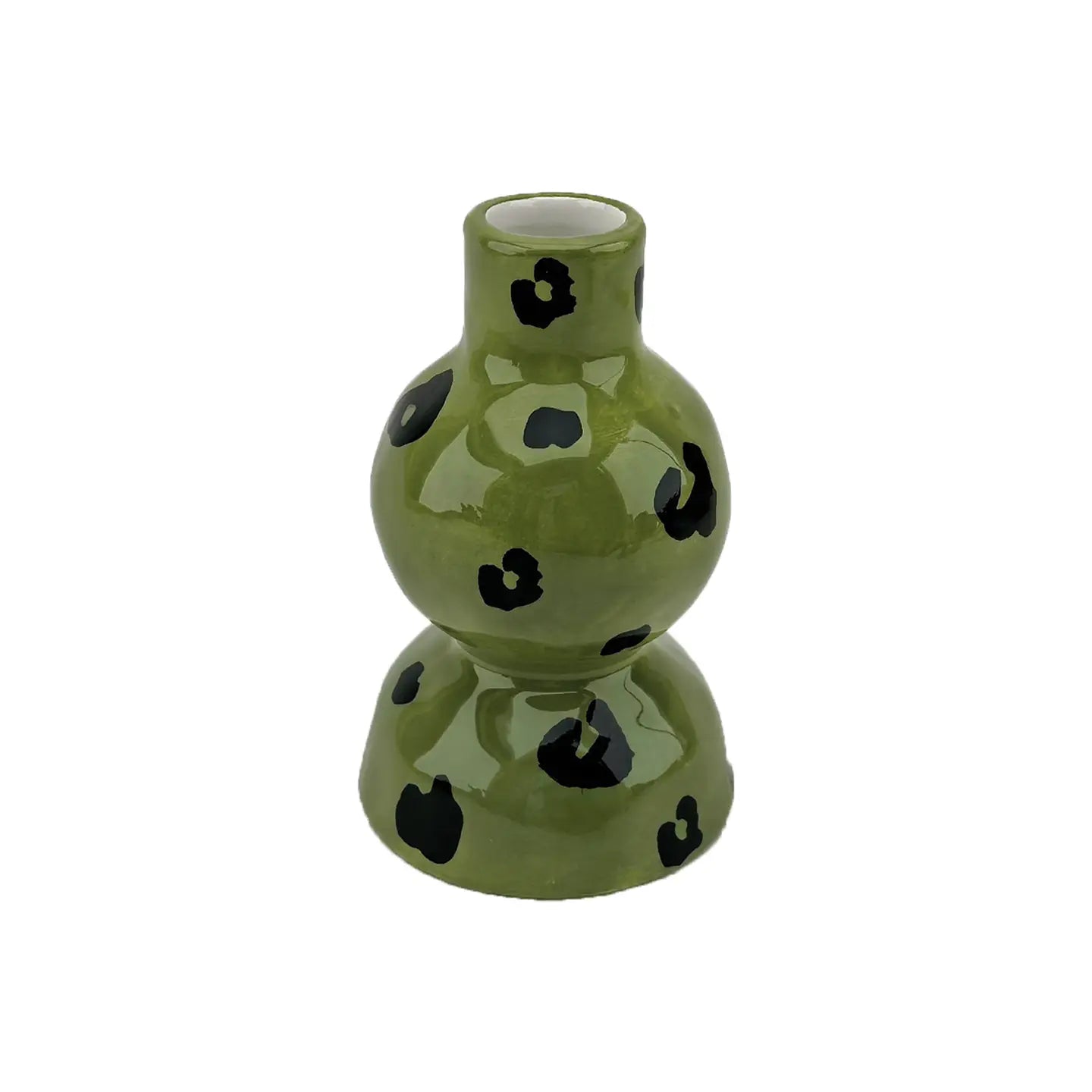 Soliflore organisch Leopard Kaki Ø8 H12 5 cm