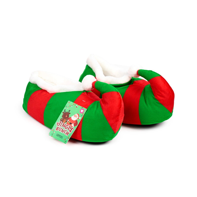Jingle Bunch Weihnachts-Elf-Pantoffeln (Unisex Einheitsgröße)