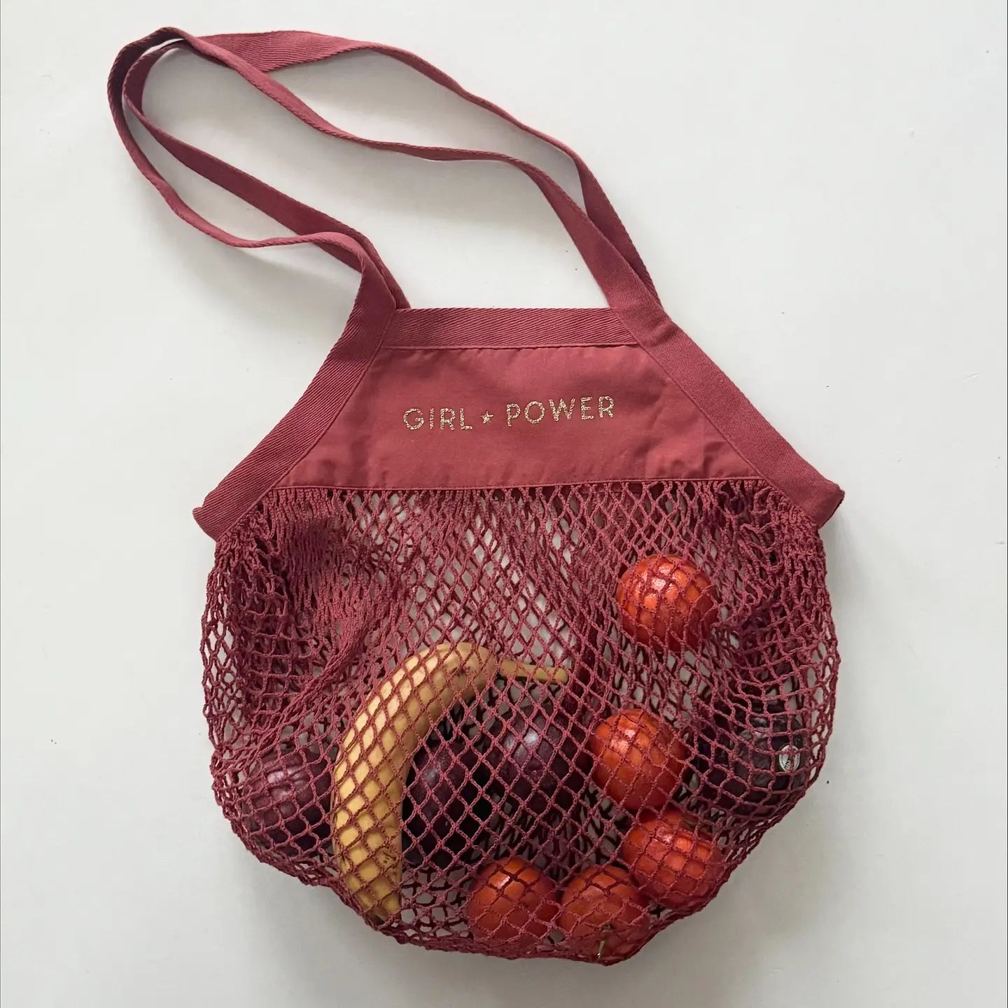Netzbeutel - Girl Power - 4 Farben zur Auswahl