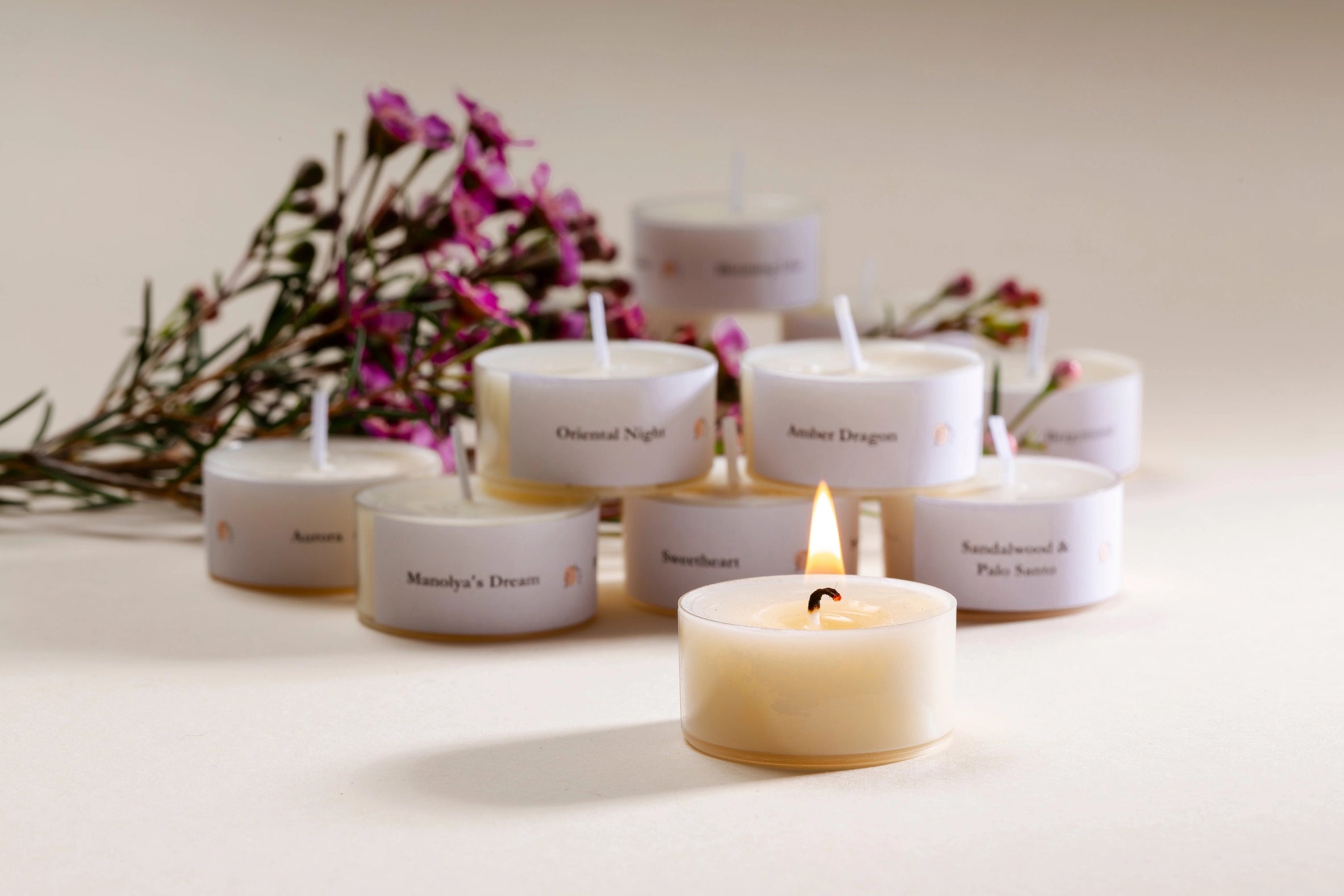 Heavenly Welcome Duft-Teelichter, 8er-Set