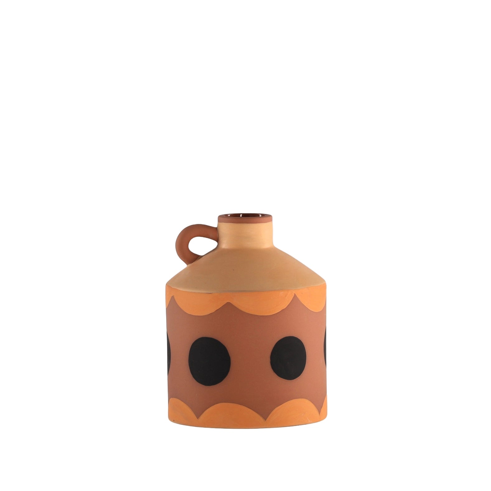 Vase Wenn Beige/Orange