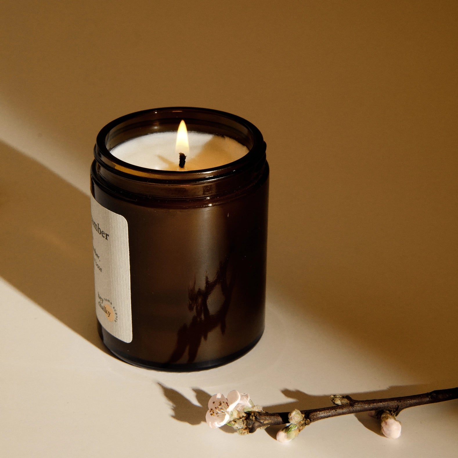 Kirschblüte Sojakerze 155 g | Hergestellt in Deutschland | Handgefertigt