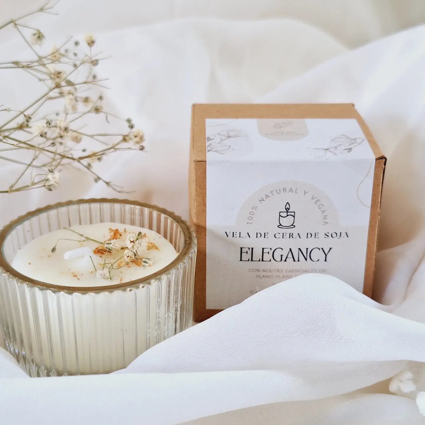 Mini-Sojakerze im Glas mit Ylang-Ylang und Jasminduft