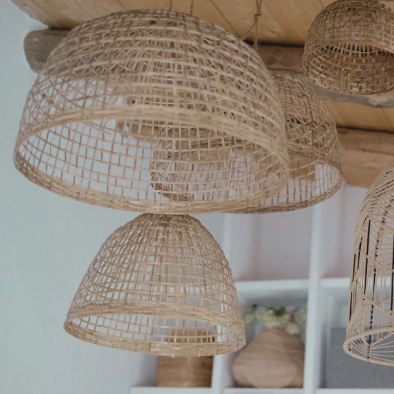 ByBazz Lamp Sri aus Bambus in Naturfarbe
