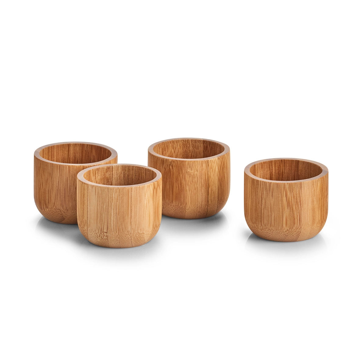 Eierbecher-Set, 4-Tlg., Bambus