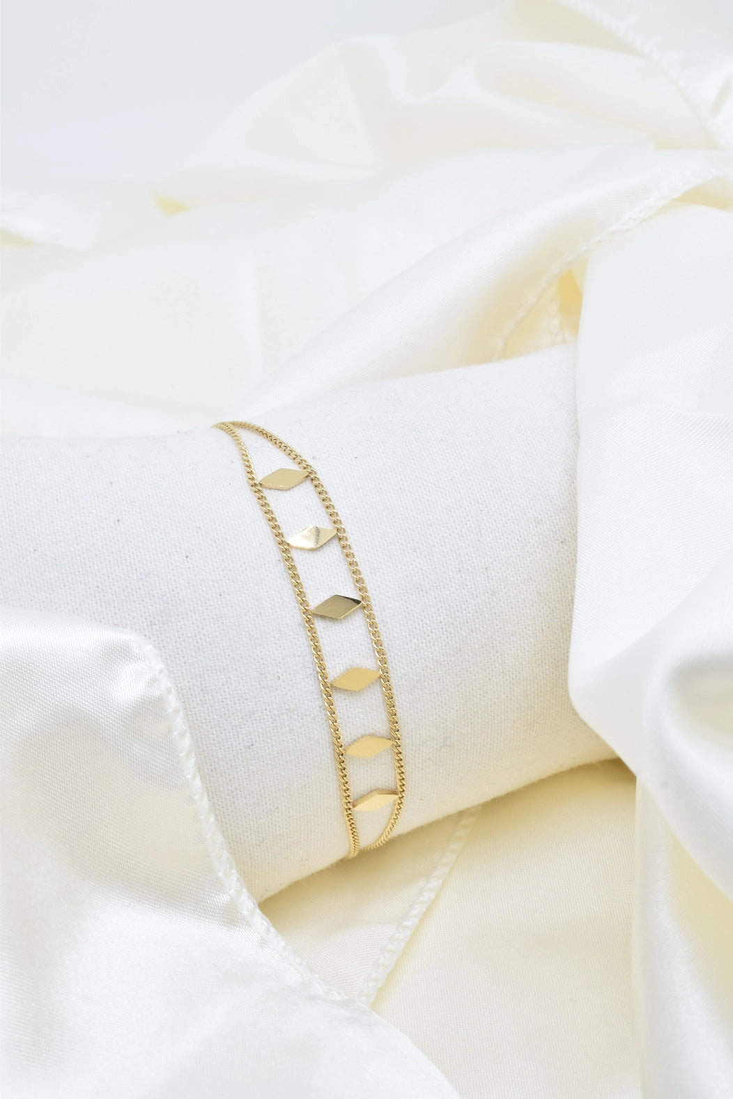 Vergoldetes Edelstahlarmband - BR110263OR