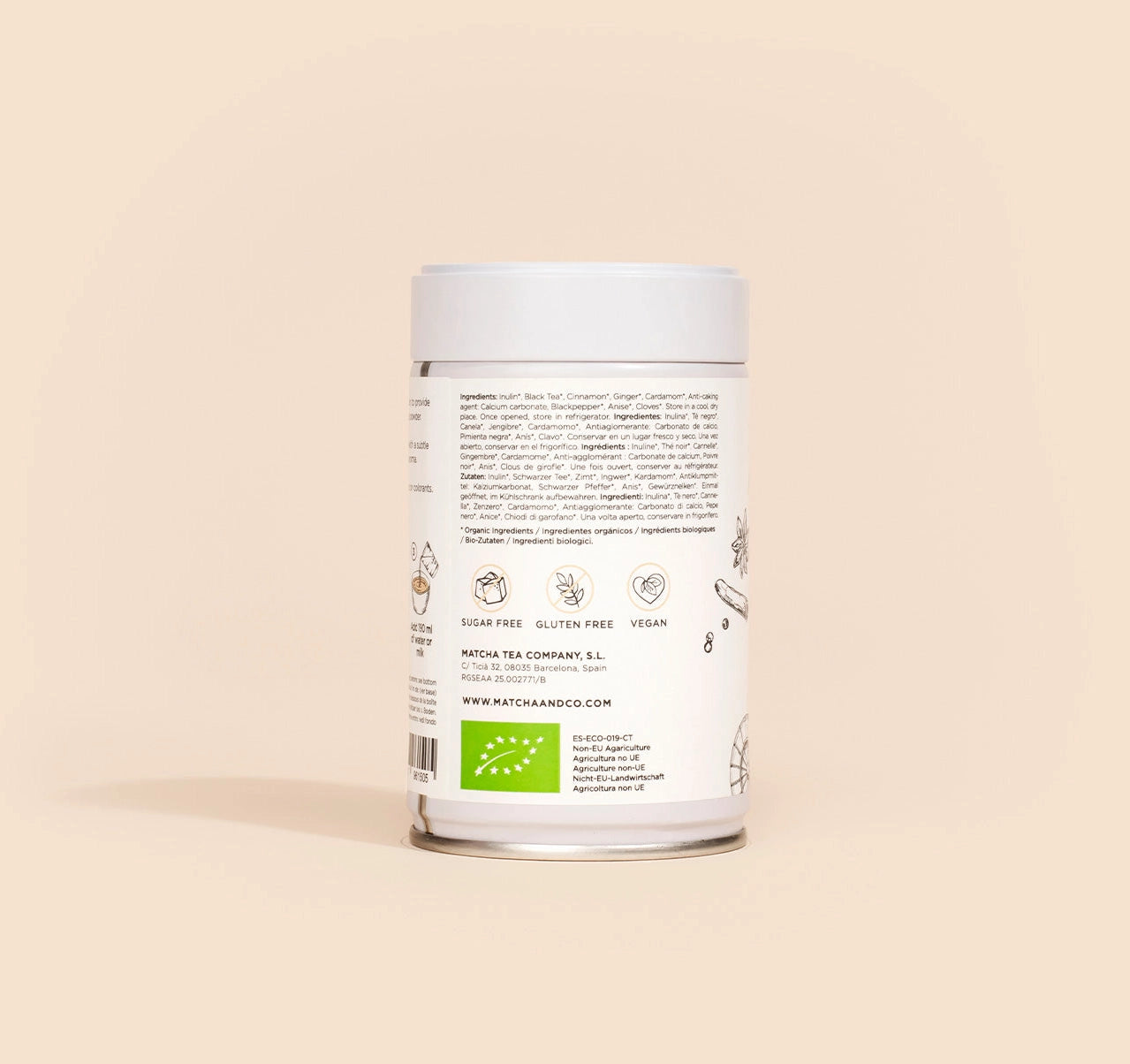 Würziger Chai-Matcha-Tee