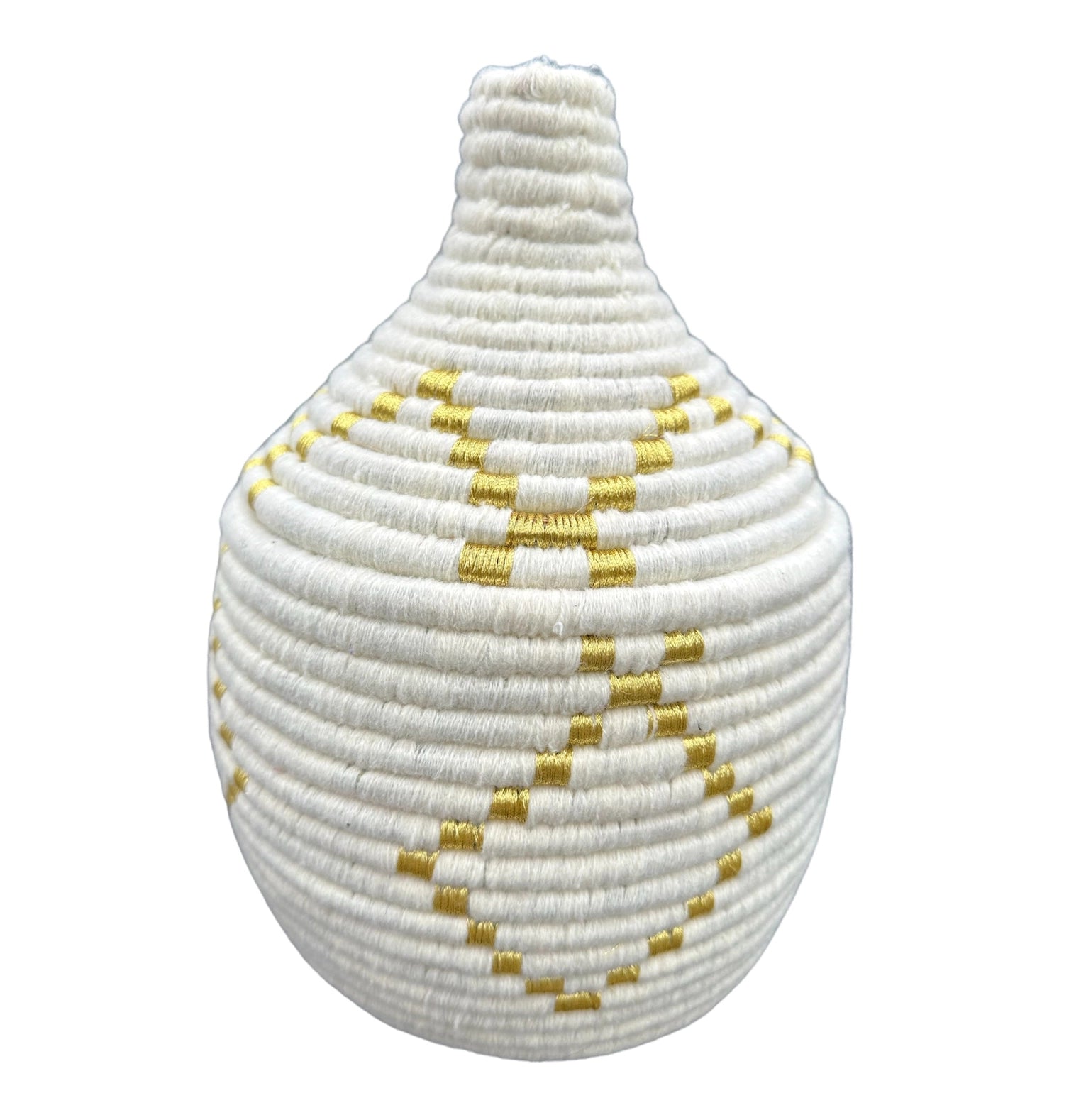 Berber-Körbe in Weiß und Gold