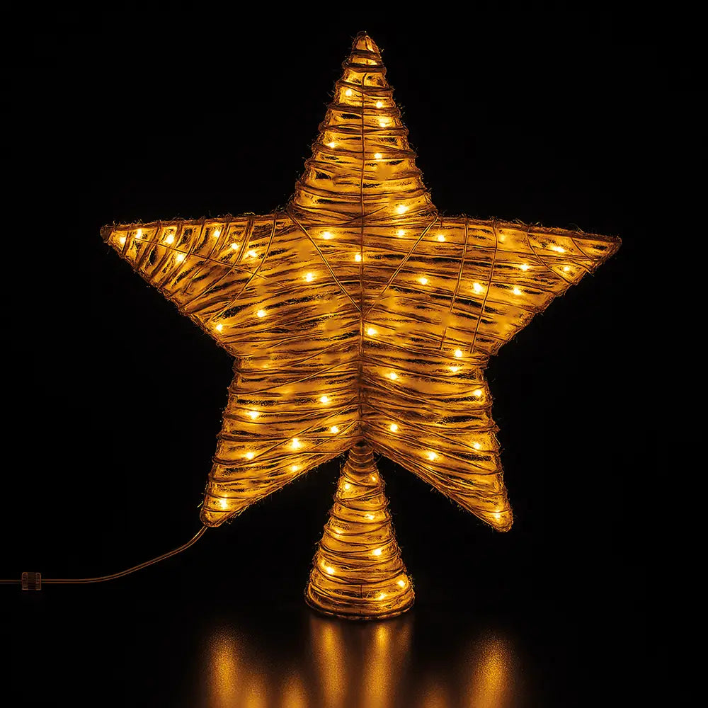 XMAS SPITZENSTERN 30 LED 30X35CM