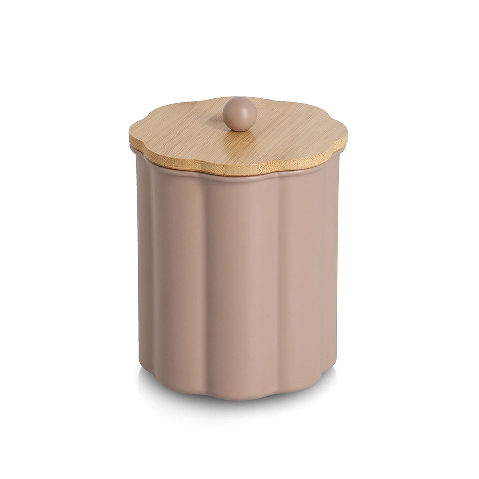 Vorratsdose mit Bambusdeckel, 1000 ml, Metall FSC 100%