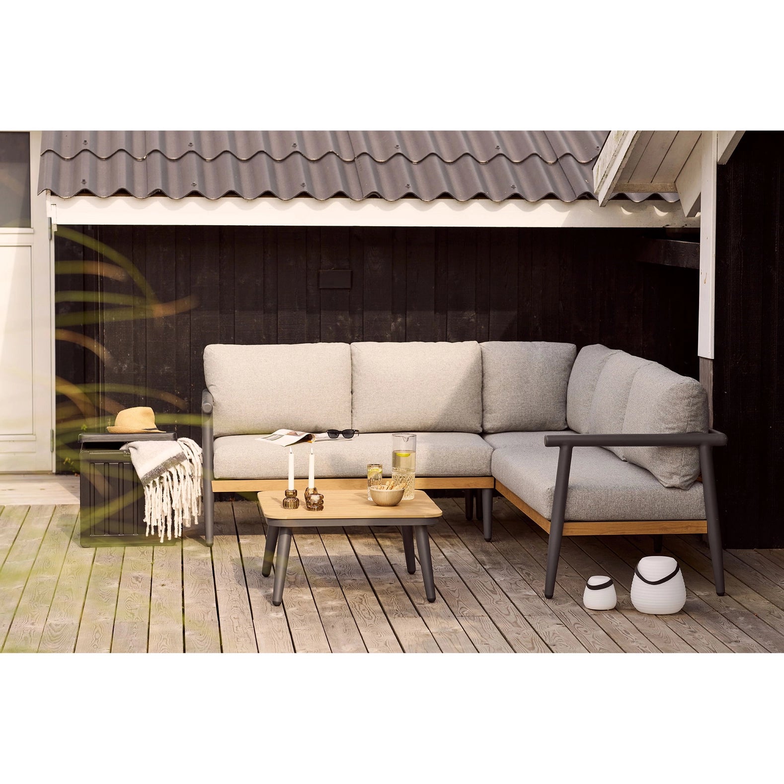 Comillas Corner Lounge Set - Grau Beige