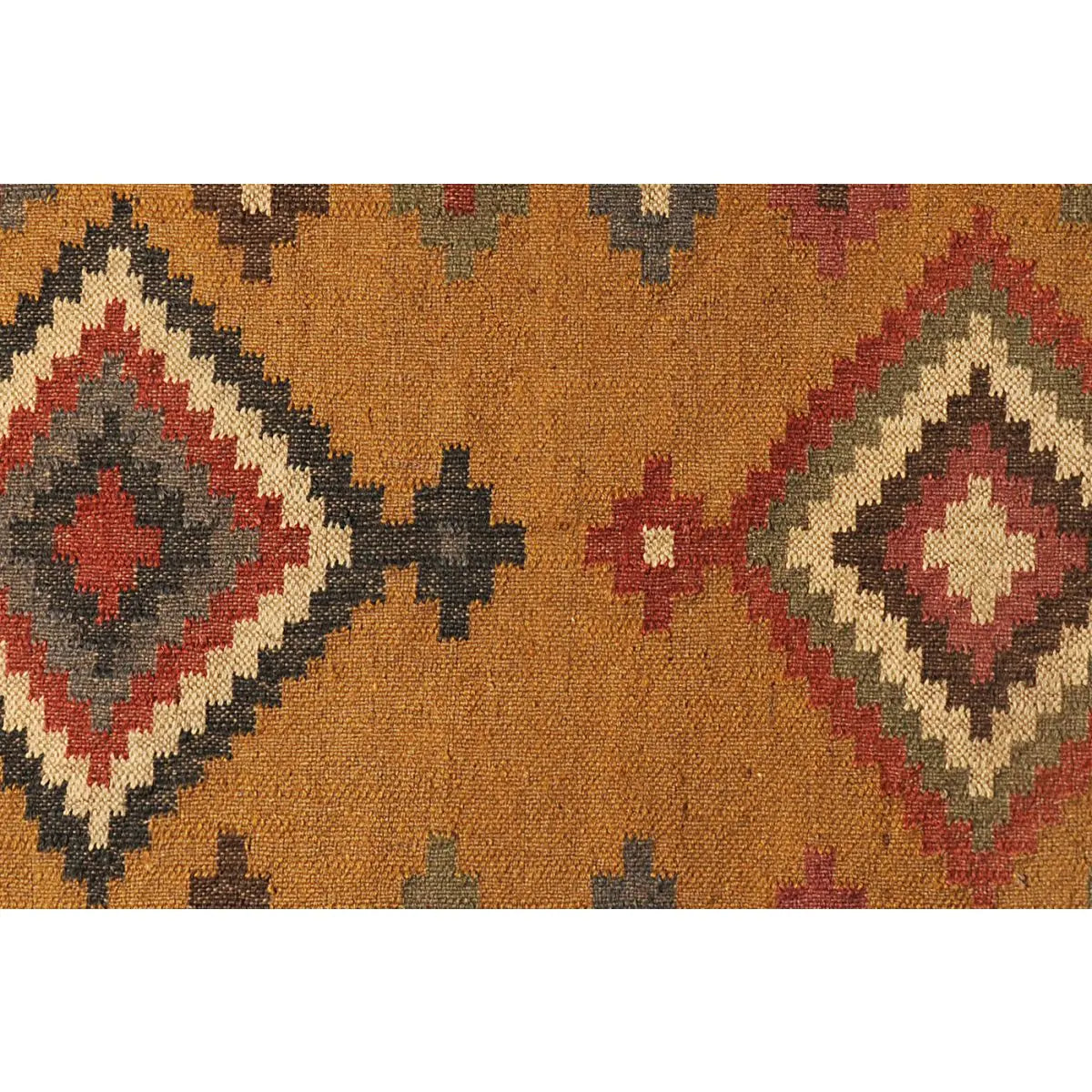 Kilim Ottoman Wolle und Jute Motiv Ankara