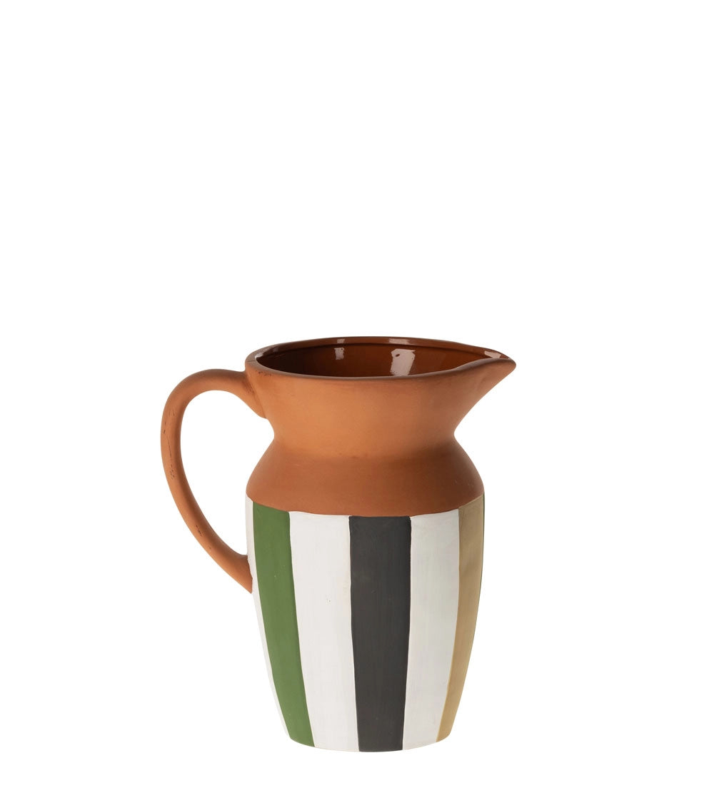 Vase Wenn Terrakotta/Grün